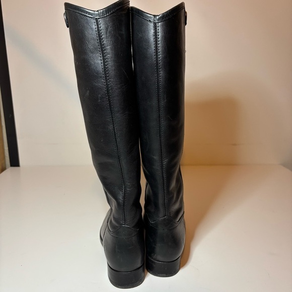 FRYE Boots Melissa 2 Button Black #3475447 Size 6.5 B Women’s 15” Riding Boots - Picture 8 of 11